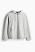 Oversized fit zip hoodie